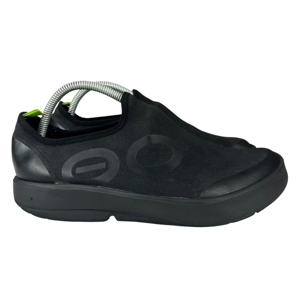 OOFOS OOmg eeZee Low Black Slip-On Shoes Recovery Comfort Sneakers Mens 10 EU 43